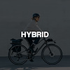 Kvinna på hybridcykel - kategori Hybrid hos TCM Cykel.