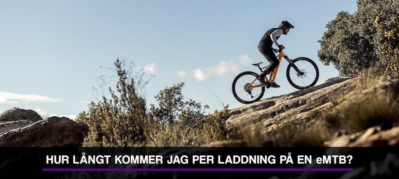 Guide om hur långt kommer jag per laddning på en eMTB