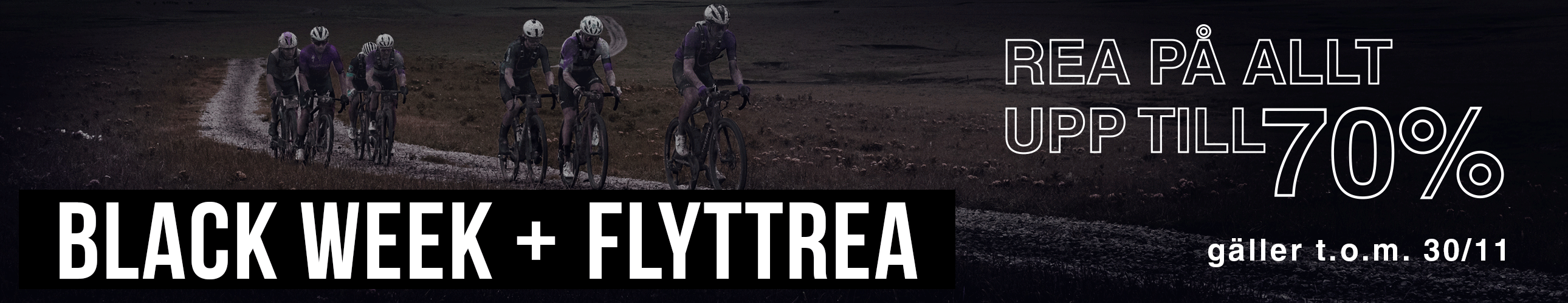 Black Week Banner TCM Cykel