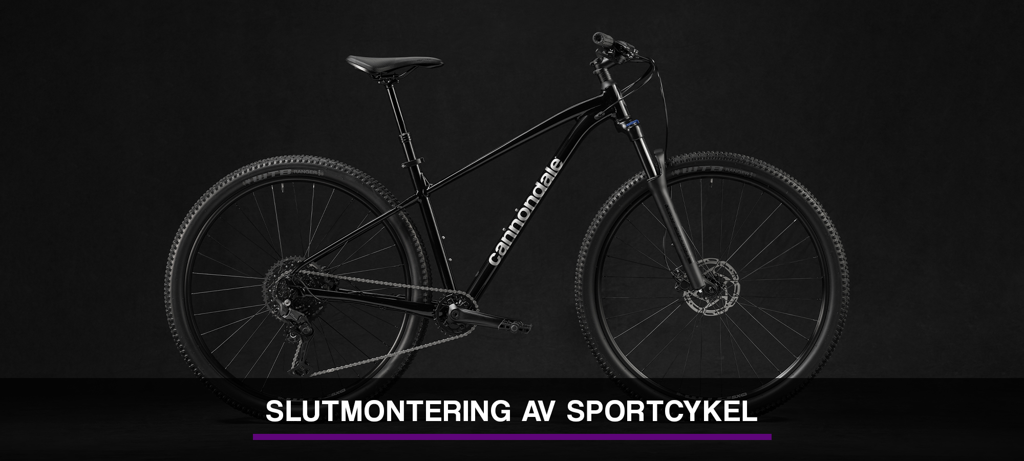 Guide om slutmontering av sportcykel