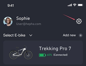 Hur byter man språk i Hephas app