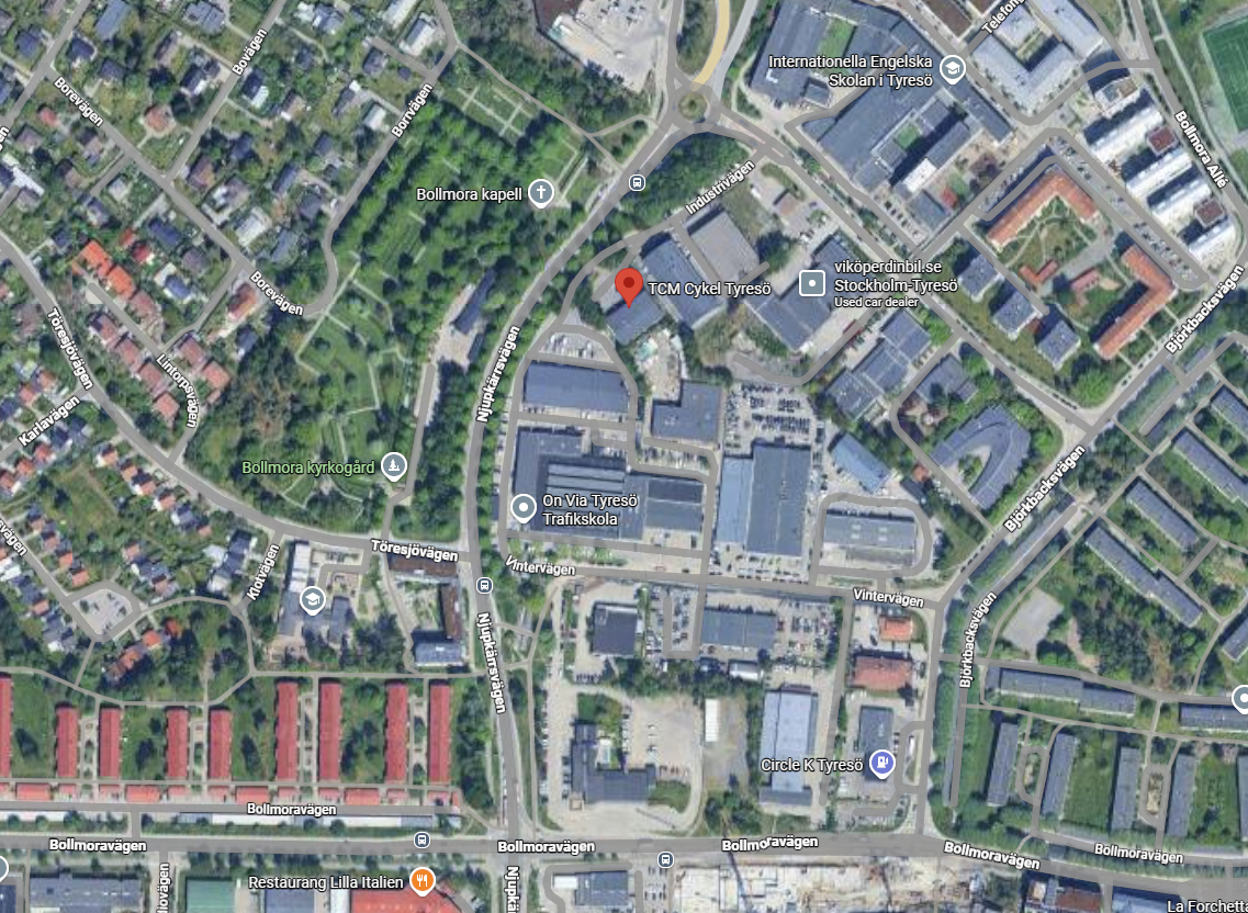 Karta till TCM Cykel Tyresö