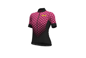 Alé Alé Solid Hexa Women Jersey Svart/Rosa