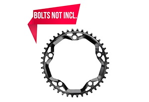 Absoluteblack absoluteBLACK Kedjedrev 110 mm Singlespeed 38T 5 bultar | Svart | 1x10/11/12