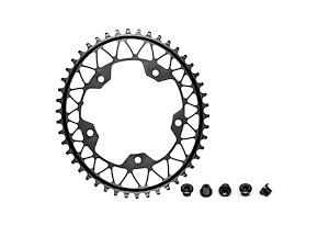 Absoluteblack absoluteBLACK Kedjedrev 110 mm Singlespeed 44T 5 bultar | Svart | 1x10/11/12