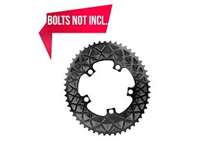 Absoluteblack ABSOLUTEBLACK Kedjedrev 110 mm Yttre (Tvådelat) 52T 5 bultar | Svart | 2x10/11