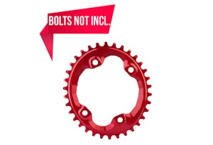 Absoluteblack absoluteBLACK Kedjedrev 96 mm Singlespeed 30T 4 bultar | Röd | 1x10/11/12