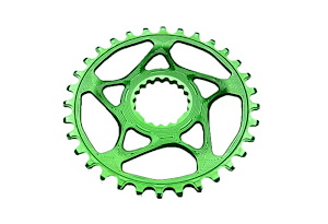 Absoluteblack absoluteBLACK Kedjedrev Direct Mount (Cannondale) Singlespeed 30T Grön | 5,7 mm offset | 1x10/11/12