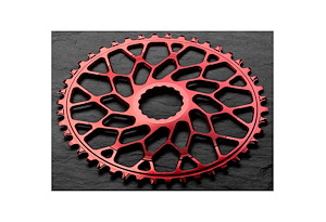 Absoluteblack absoluteBLACK Kedjedrev Direct Mount (Easton) Singlespeed 44T Röd | 3 mm offset | 1x10/11/12