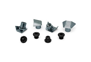 Absoluteblack absoluteBLACK Kedjedrevsbult Dura Ace 9100 täckplatta inkluderat bultar Grå