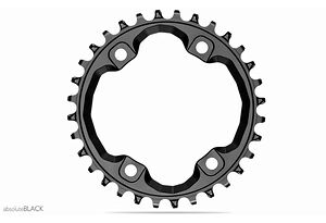 Absoluteblack AbsoluteBLACK Chainring | Kedjedrev 96 BCD Svart