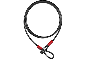 Abus ABUS Låswire Cobra 10/2000 mm | Låswire cykel | Svart