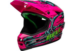 Bell Bell Sanction 2 DLX Mips | Cykelhjälm | Gloss Pink / Turquoise Bonehead