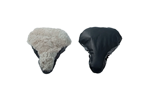 Cavo Cavo Sadeltäcke fårskinn | Sadelskydd vinter | Svart