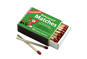 COGHLAN'S COGHLAN'S Waterproof Matches  | Vattentäta Tändstickor 4-Pack