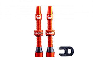 Cush Core CushCore Ventil 44 mm Air Valve Set | Orange Tubelessventiler