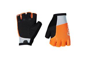 POC Essential Road Mesh Short Glove I Grå/Orange | Endast storlek S