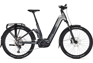 FOCUS Focus Aventura² 6.8 FS | Elcykel Heldämpad | 600Wh | Grå-Svart