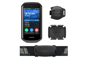 Garmin Garmin Edge 1050 Bundle | Cykeldator med pulsband fartsensor och kadenssensor