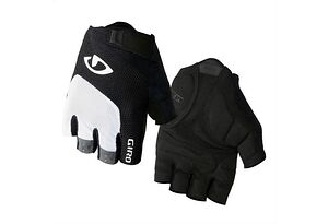 Giro Giro Bravo Gel | Cykelhandskar Korta fingrar | Vit / Svart | Storlek L | Utförsäljning