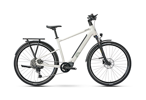 HEPHA Hepha Trekking 8 Long Range | Lätt Elcykel | 100Nm-600Wh | Ljusgrå