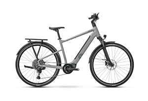 HEPHA Hepha Trekking 8 Performance | Lätt Elcykel | 100Nm-600Wh | Grå