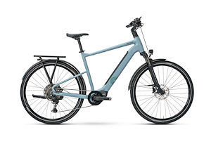 HEPHA Hepha Trekking 8 Ultra | Lätt Elcykel | 110Nm-600Wh | Blågrå