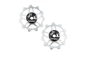 JRC JRC 11T Ceramic Jockey Wheels | Keramiska Rulltrissor | Dura Ace 12S | Silver