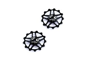 JRC JRC 13T Ceramic Jockey Wheels | Keramiska rulltrissor Shimano 12s Svart