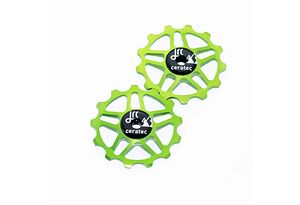 JRC JRC 13T Ceramic Jockey Wheels | Keramiska rulltrissor Shimano 12s Acid Green