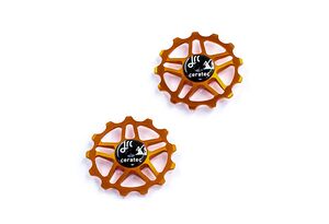 JRC JRC 13T Ceramic Jockey Wheels | Keramiska rulltrissor Shimano 12s Acid Orange