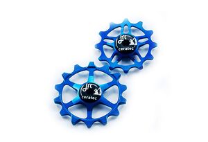 JRC JRC 14/12T Ceramic Jockey Wheels | Keramiska rulltrissor Sram Eagle Blå