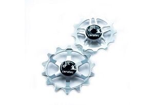 JRC JRC 14/12T Ceramic Jockey Wheels | Keramiska rulltrissor Sram Eagle Silver