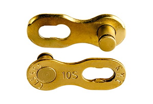 KMC KMC Chain connector MissingLink 10R 10 -vxl Gold  | Kedjelås | 2 pack