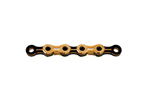 KMC KMC  X11SL Ti-N Gold/black, Titanium Nitride coating 11 speed  | 118 länkar | Kedja