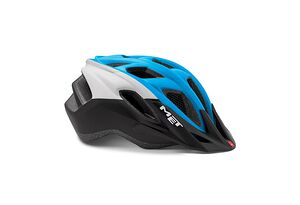 Met Met Funandgo | Cyan Black White Matte | Cykelhjälm