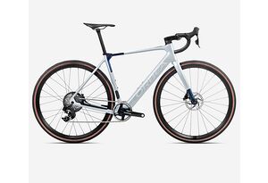 Orbea Orbea Gain M21e 1X | Elcykel Endurance | Halo Silver / Blue Carbon View