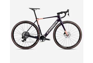 Orbea Orbea Gain M21e 1X | Elcykel Endurance | Fantasy Purple Carbon View / Orange Cloud