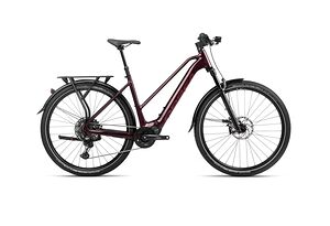 Orbea Orbea Kemen MID 10 | Elcykel lågt insteg | Dark Red (Gloss -Matt)