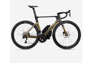 Orbea Orbea Orca Aero M35iLTD PWR | Aerodynamisk Landsvägscykel | Olive Green / Carbon Raw