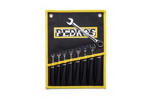 Pedros Pedros Ratcheting Combo Wrench Set | 8 delar