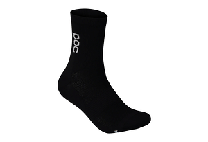 POC POC Soleus Lite Sock Mid | Cykelstrumpor | Uranium Black | Svart