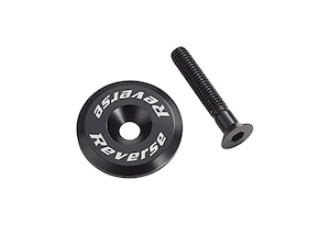 Reverse Components REVERSE Ahead Cap med skruv | Svart | Top-cap till styrstam