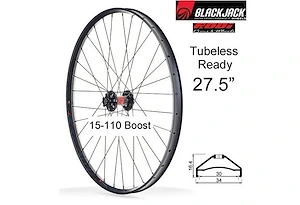 Rodi Rodi Framhjul Ready30 27.5 Svart 6-bult