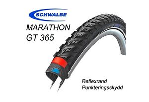 Schwalbe Schwalbe Marathon Gt365 37-622 Svart/Reflex Dualguard