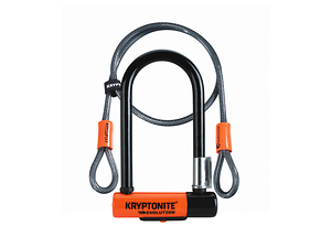 Kryptonite Kryptonite Evo Mini7 | Bygellås med kabel | 8.3cm x 17.8cm | SSF Godkänt