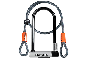Kryptonite Kryptonite KryptoLok 2 | Bygellås med kabel | 10.2cm x 22.9cm | SSF Godkänt