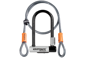 Kryptonite Kryptonite KryptoLok Mini7 | Bygellås med kabel | 8.2cm x 17.8cm | SSF Godkänt