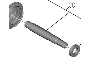 Shimano Shimano FH-MT410-B Rear Axle | Bakaxel cykel | Svart