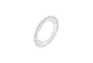 Shimano Shimano Kedjedrev för FC-M361 38T trippel svart | 3x7/8